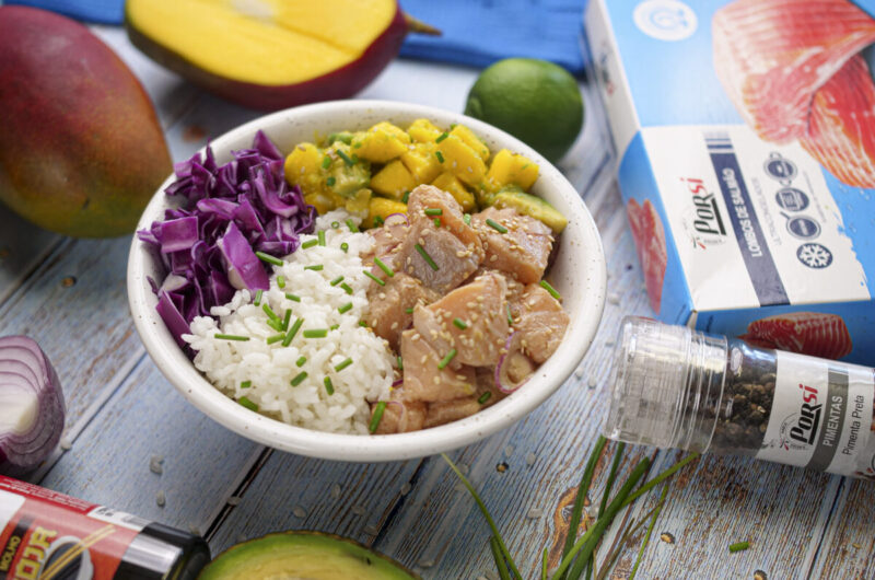 poke de salmão