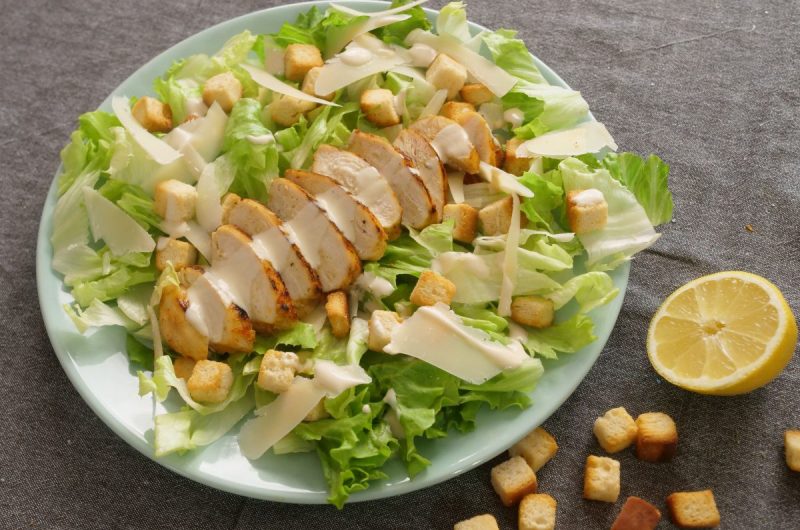 salada cesar caseira